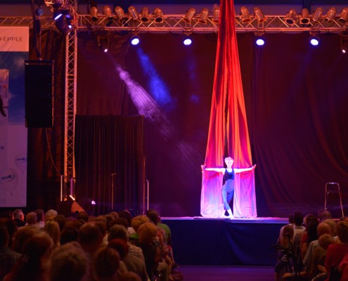 Tages-Event für Mitarbeiter mit spektakulärer Varietéshow