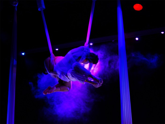 Duo E-Motion in Aktion Duo Luftakrobatik Show